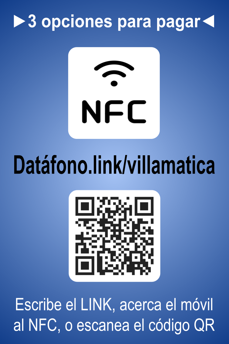 Expositor y Tarjeta NFC + QR